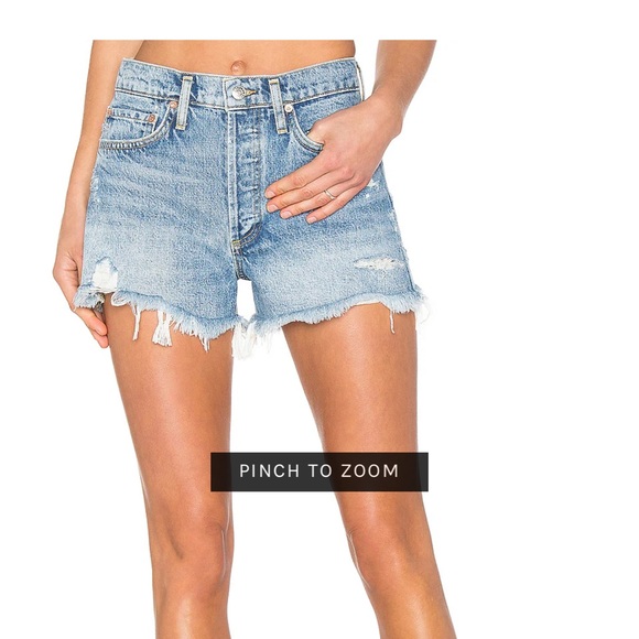 AGOLDE Parker Vintage Cut Off Short in Swapmeet - Picture 1 of 6